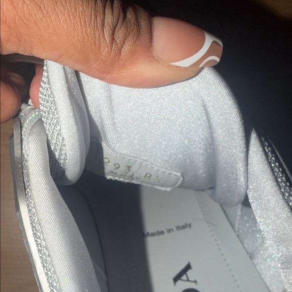 Prada Silver Gray Mens Chunky Sole Sneakers - Picture 6 of 7